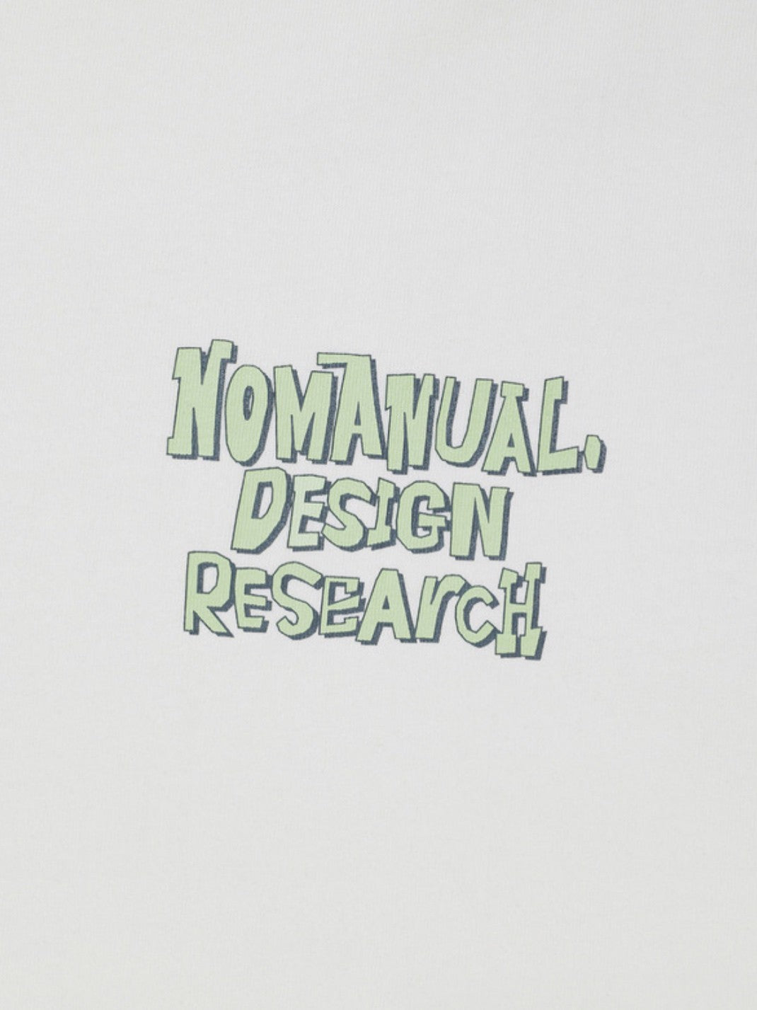 【NOMANUAL】DOODLE LOGO T-SHIRT