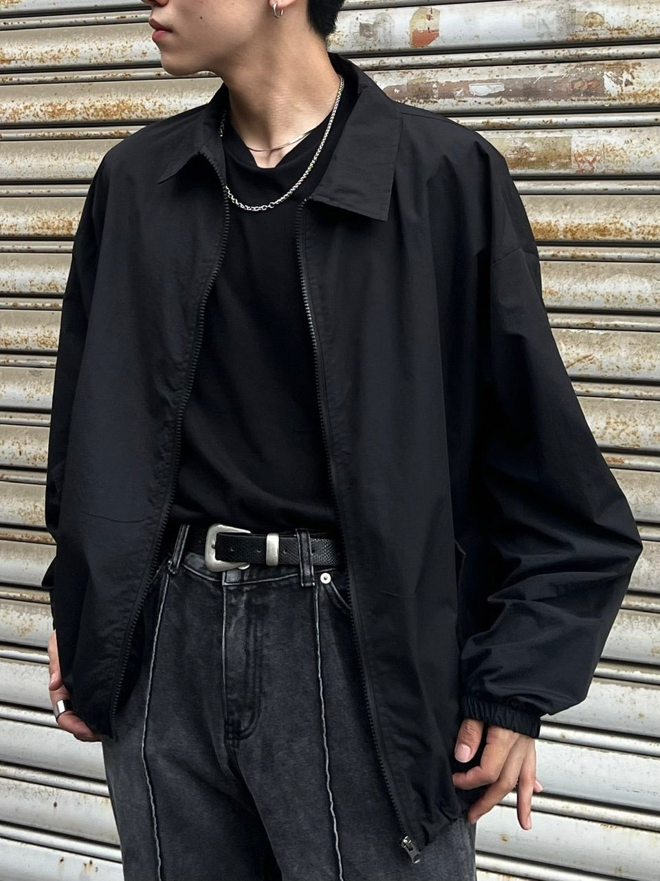 受注制【Chikashitsu +】nylon blouson (4color)