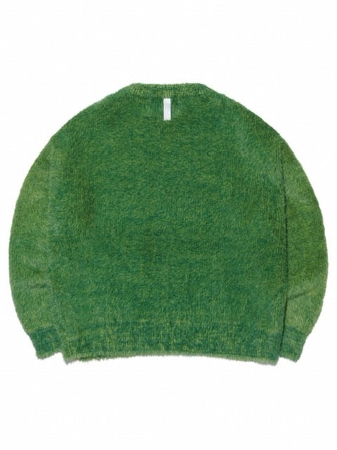 【NOMANUAL】CROPPED HAIRY KNIT (15color) / 【ノーマニュアル】クロップドヘアリー長袖ニット