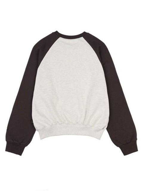 【FANCY CLUB】HELLO WORLD CROP SWEATSHIRT
