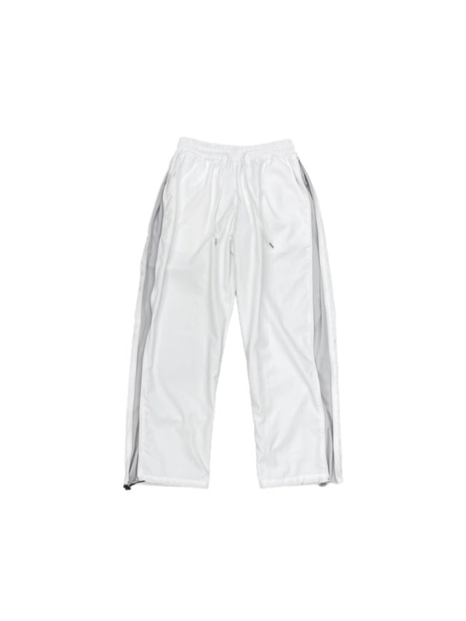 受注制【Chikashitsu +】side zip wide nylon pants (3color