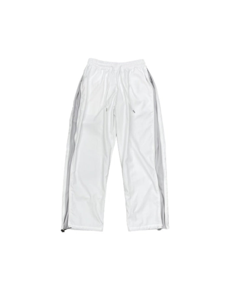 受注制【Chikashitsu +】side zip wide nylon pants (3color)