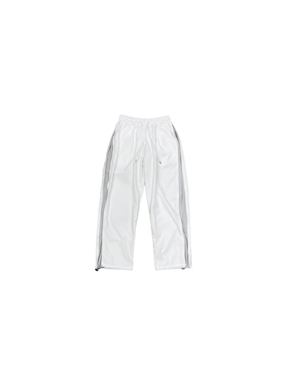 受注制【Chikashitsu +】side zip wide nylon pants (3color)