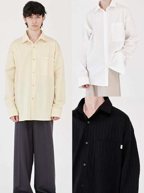 【RE:ON STUDIO】ETHNIC OVERSIZED SHIRT