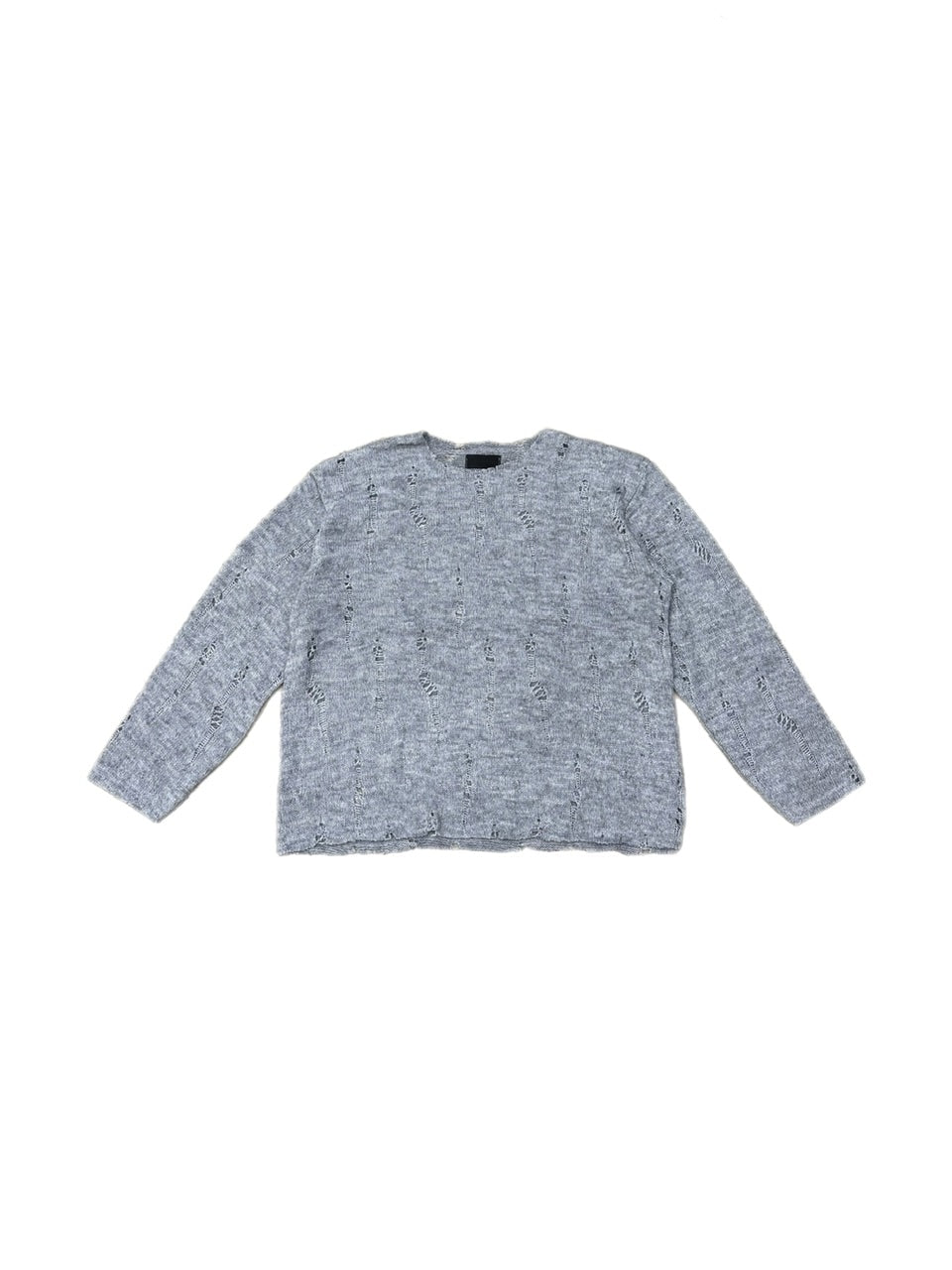 大阪店WEB限定受注制【Chikashitsu +】damage mohair knit (3color)