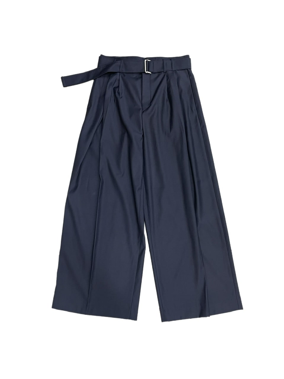 受注制【Chikashitsu +】belt wide slacks (3color)