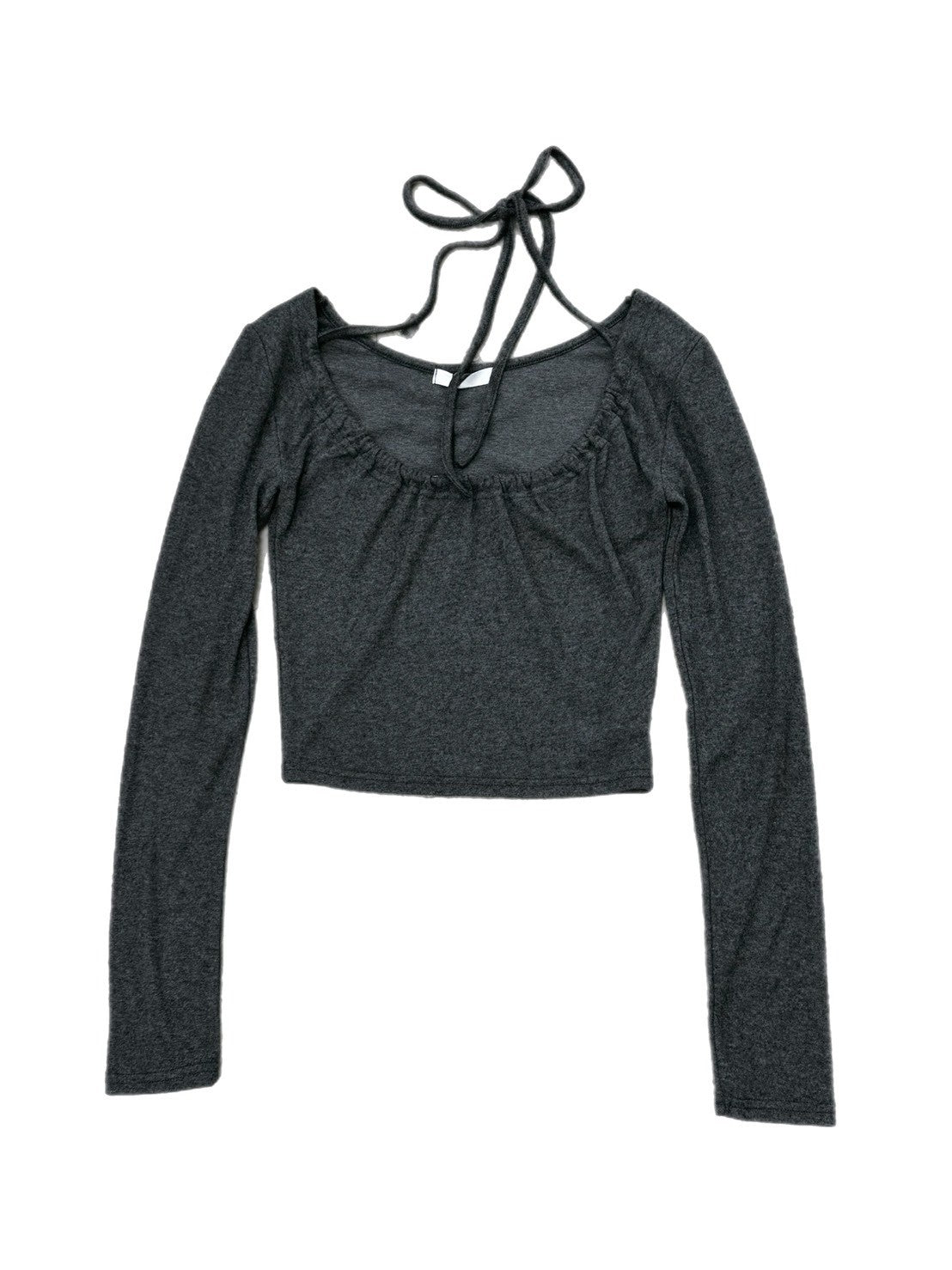 【Chikashitsu + LADIES】shirring cropped tops (3color)