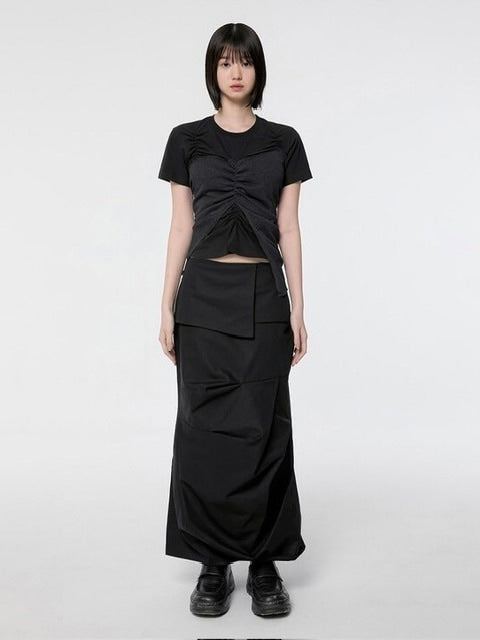 【FLAREUP】Bustier Layered T-Shirt