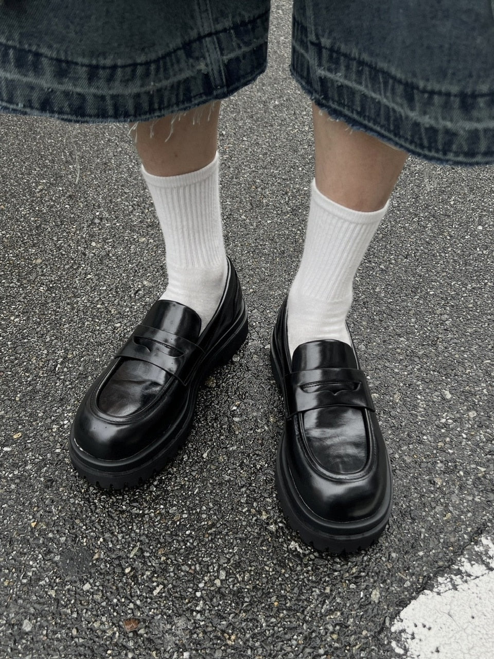 受注制【Chikashitsu +】double sole loafer