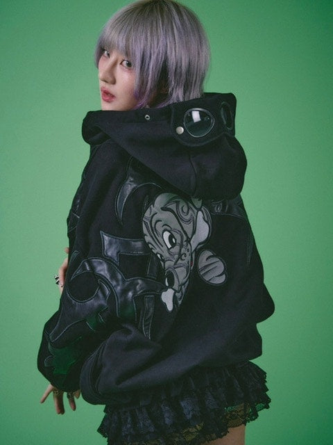 【GALFY】探検メガネ部族パーカー / 【ガルフィー】ロゴ長袖パーカー