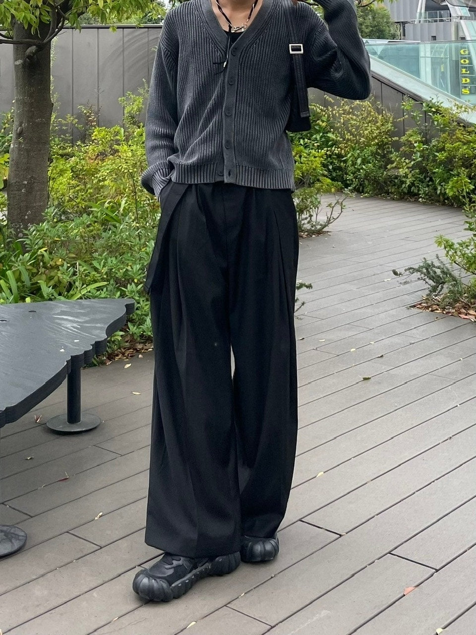 【Chikashitsu +】dirty wash cotton cardigan (3color) / 【チカシツプラス】ダーティウォッシングコットンクロップカーディガン