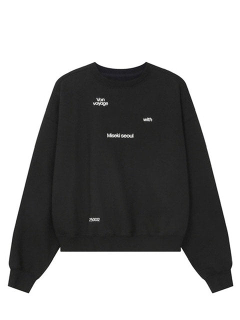 【Miseki seoul】Quote sweat shirts