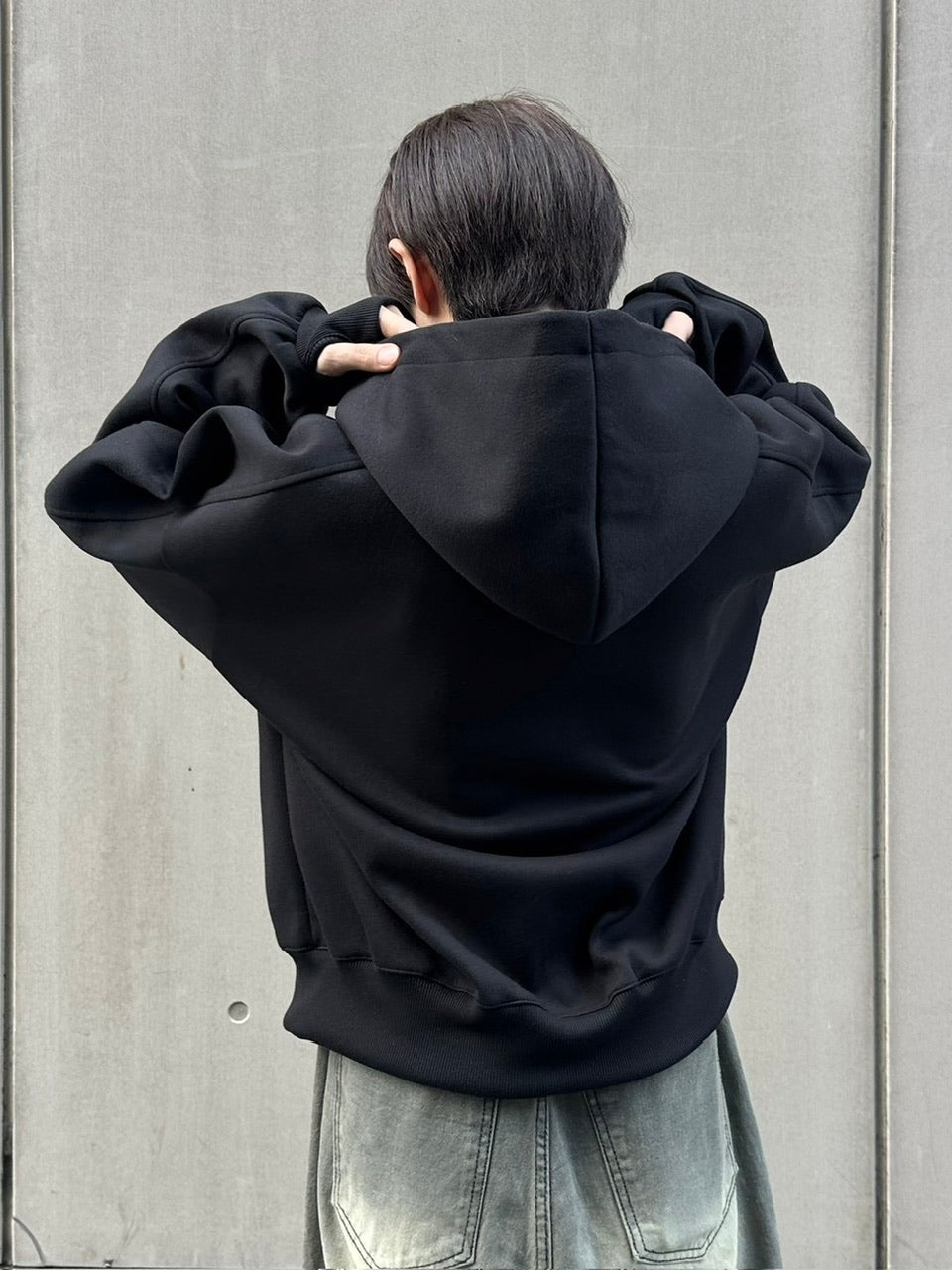 受注制【youll】double zip hoodie (2color)