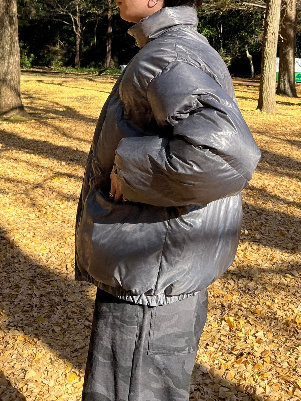 受注制【Chikashitsu +】unisex padding heat jacket (3color)