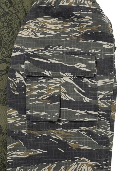 【AJOBYAJO】Camouflage Zip-Up Hooded Jacket