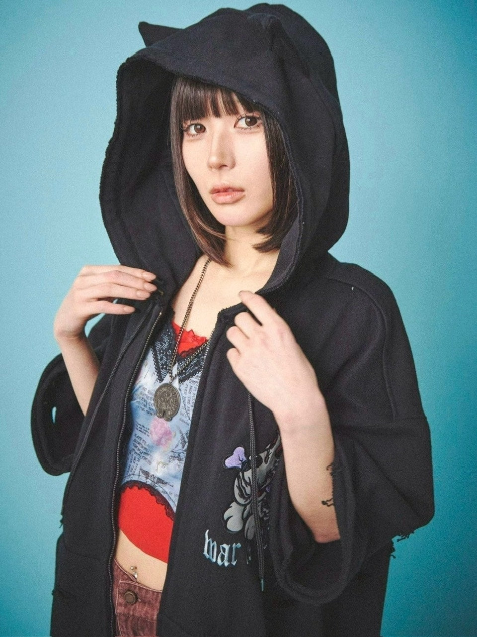 【GALFY】病みに染まりし反戦パーカー