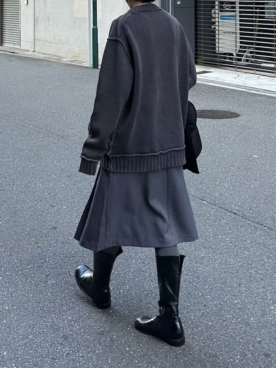 大阪店WEB限定【Chikashitsu +】pigment dyeing knit