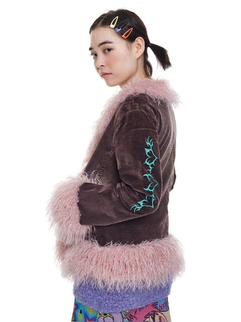 【YOUTHBATH】Fluffy washed jacket