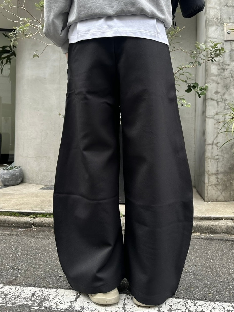 【youll】2tuck slit curve slacks