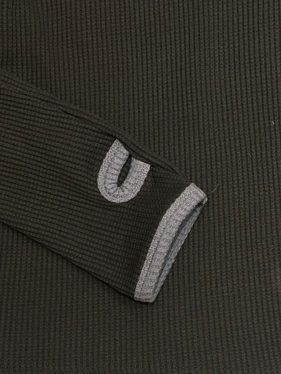 受注制【youll】henry neck waffle long tee (2color)