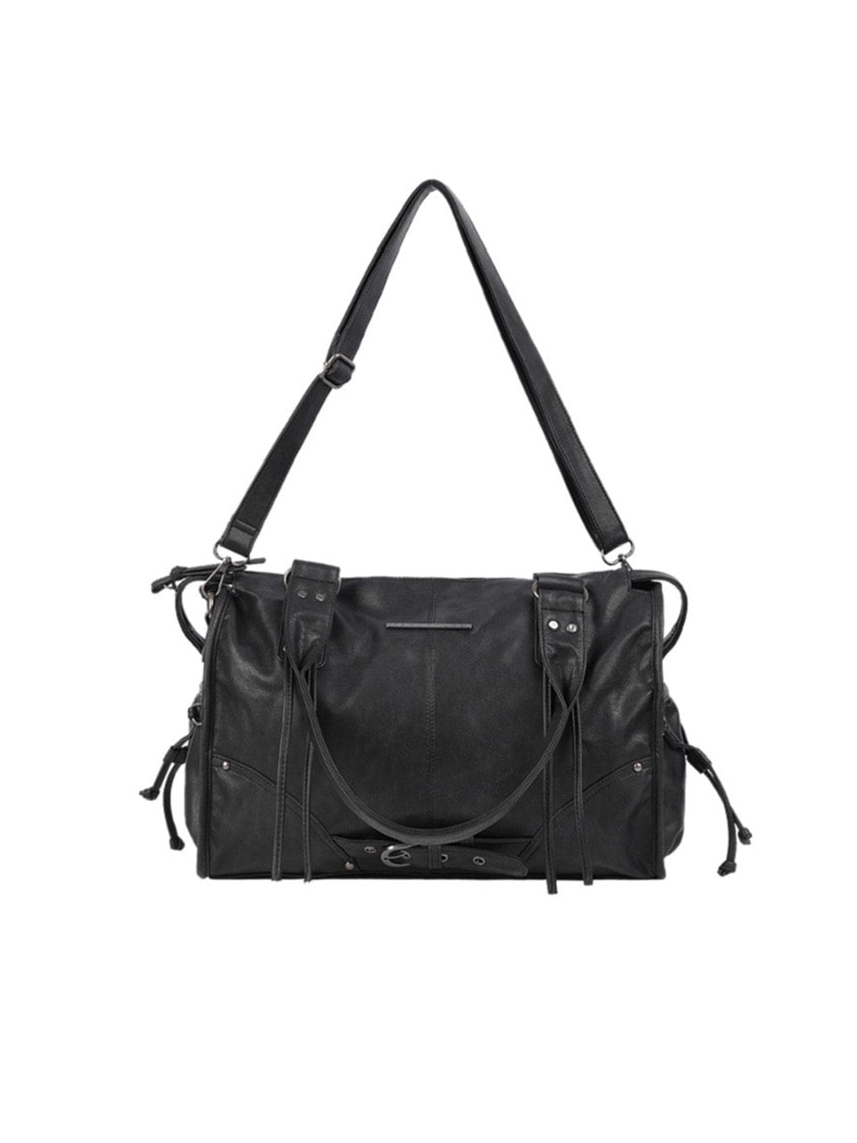 【FANCY CLUB】BELTED WASHING LEATHER BAG / 【ファンシークラブ】ベルトウォッシングレザーショルダーバッグ