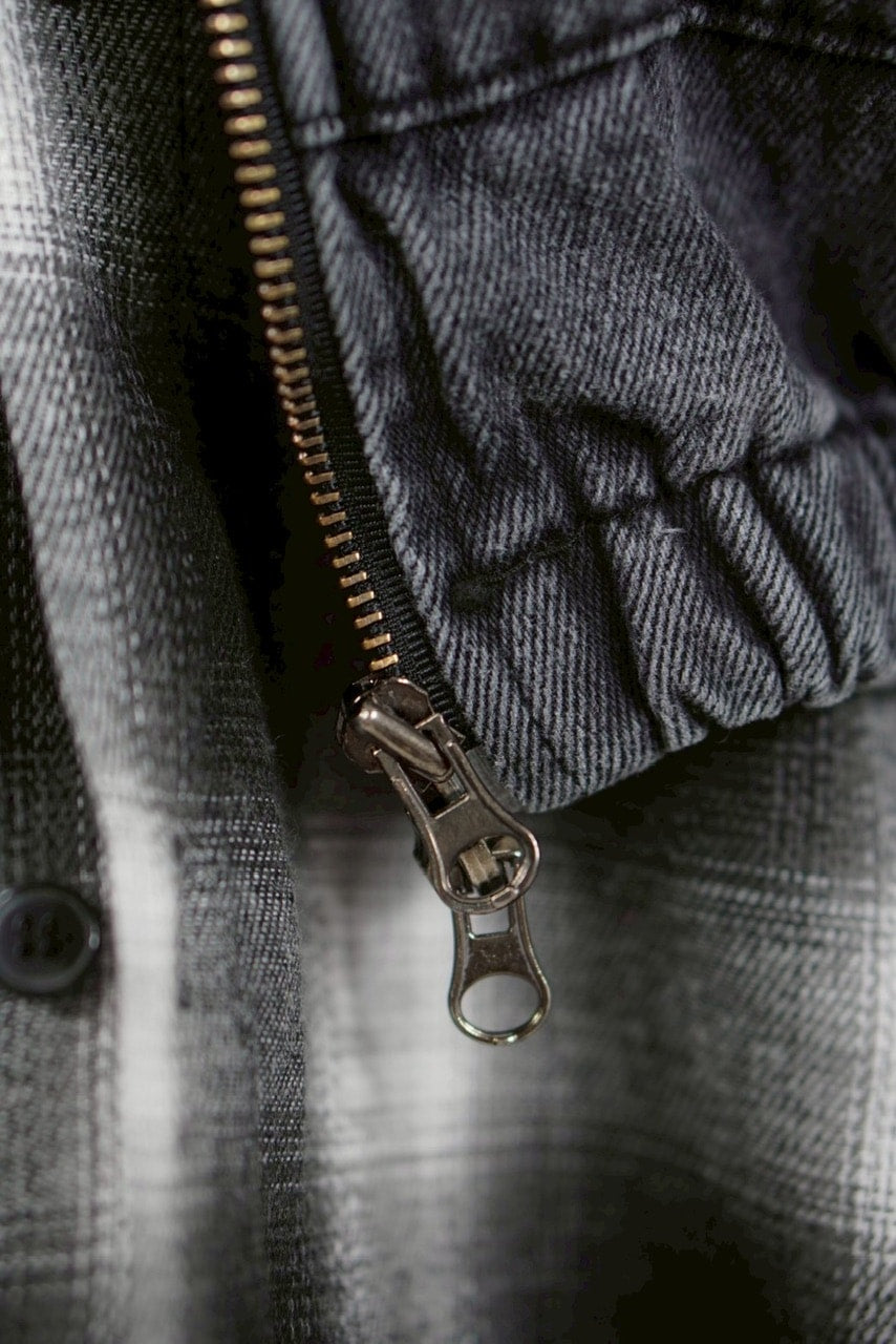 【Chikashitsu +】denim flight bomber jacket (2color)