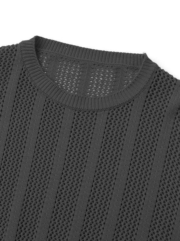 【DNSR】Meshed Crop Knit