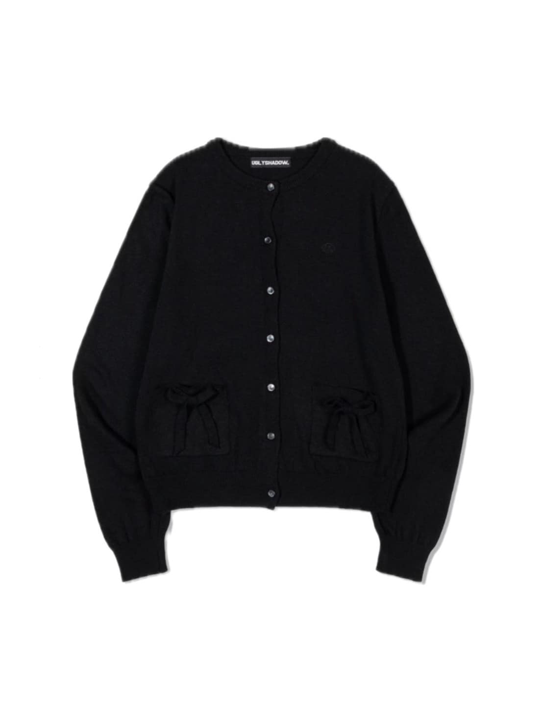 【Uglyshadow】KNIT RIBBON CARDIGAN