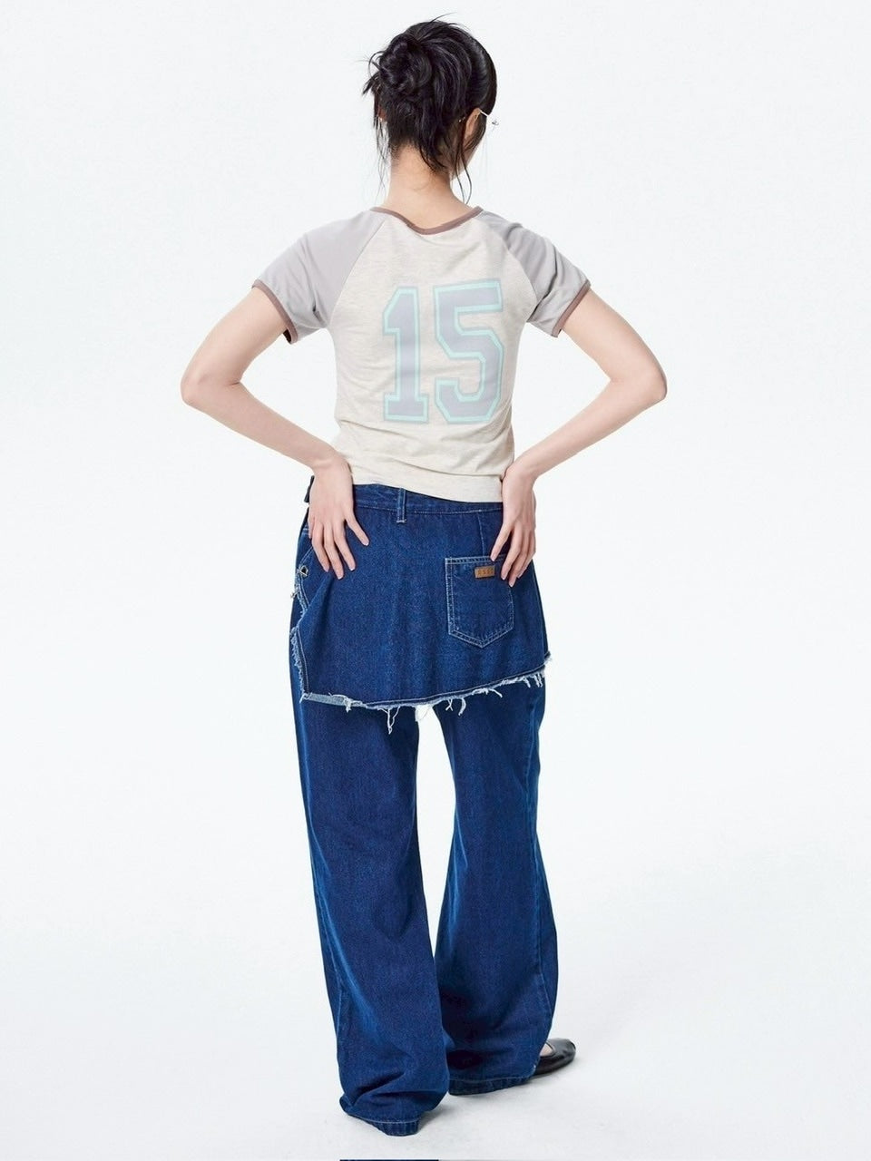 【runningHIGH】VARSITY LOGO H/S TEE