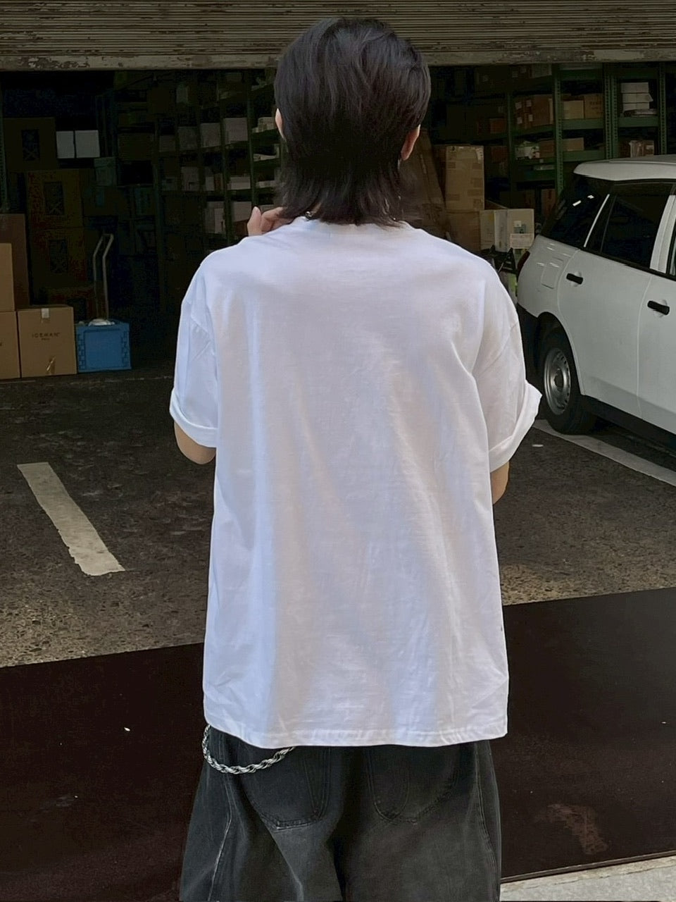 【Chikashitsu +】whisper tree t-shirt (3color) / 【チカシツプラス】ウィスパーツリープリント半袖Tシャツ
