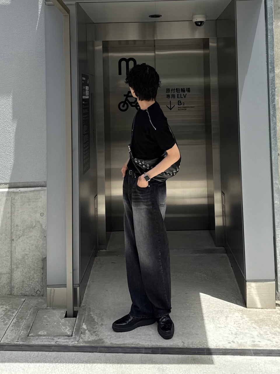 大阪店WEB限定受注制【Chikashitsu +】vintage wash semi wide denim pants 4 / 【チカシツプラス】ヴィンテージウォッシュセミワイドデニムパンツ