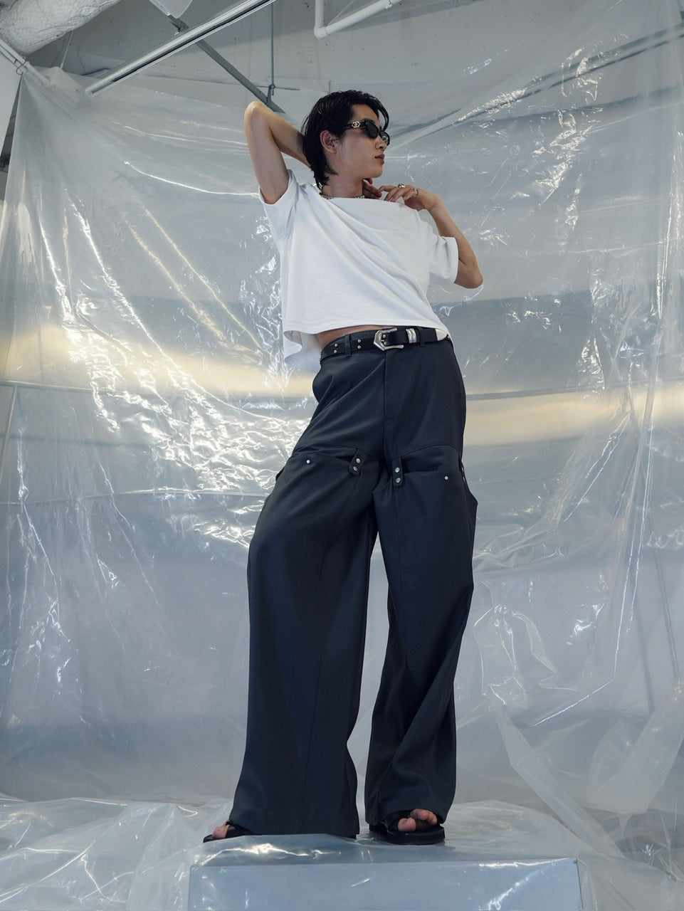 【CS】2-PIECE CROPPED PACK TEE