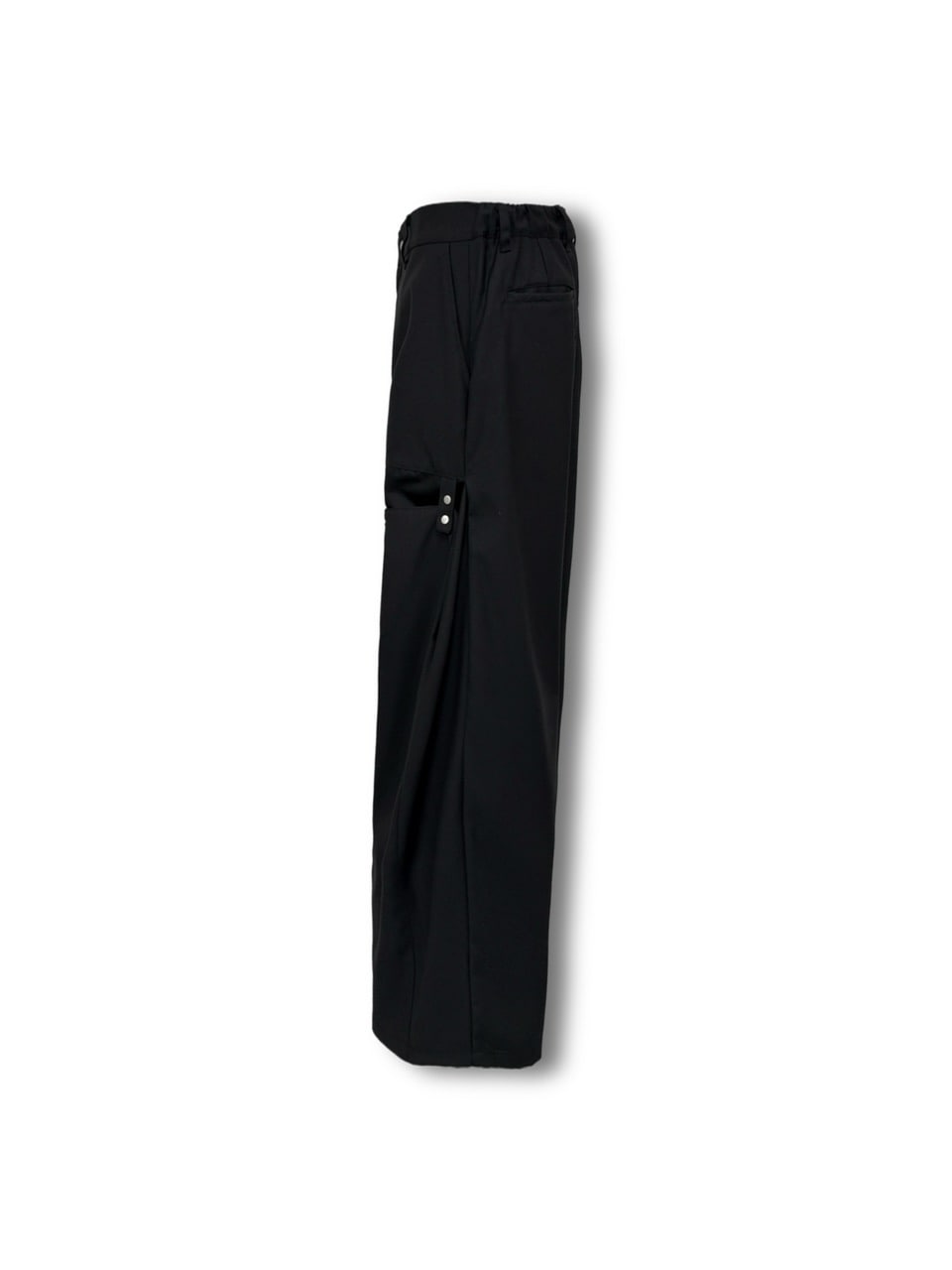 【CS】FLOW FIT DRAPE SLACKS(BLACK)