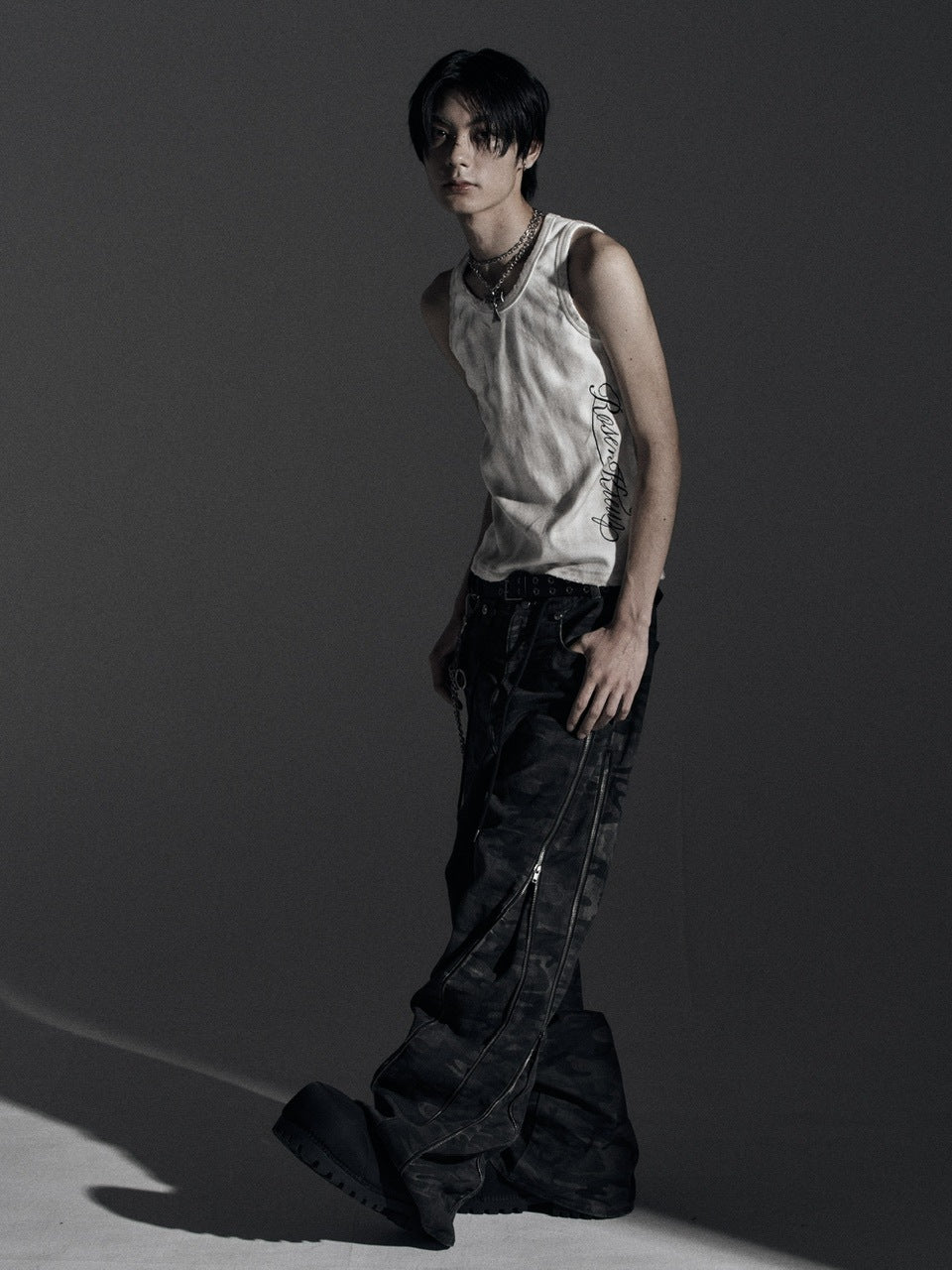 【Rosen Kreuz】ASHES HALO TANK TOP