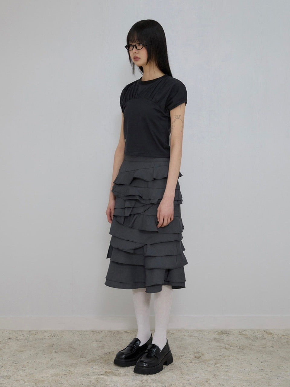【FLAREUP】Kaya Shirred T-Shirt