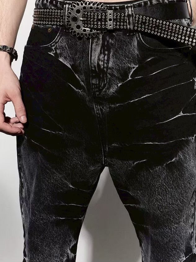 【DND4DES】MUSTACHE WASHED FLARED JEANS