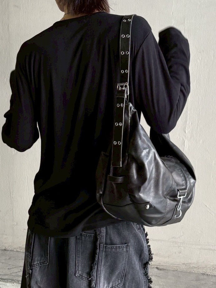 大阪店WEB限定受注制【Chikashitsu +】vintage eyelet shoulder bag / 【チカシツプラス】ビンテージアイレットショルダーバッグ