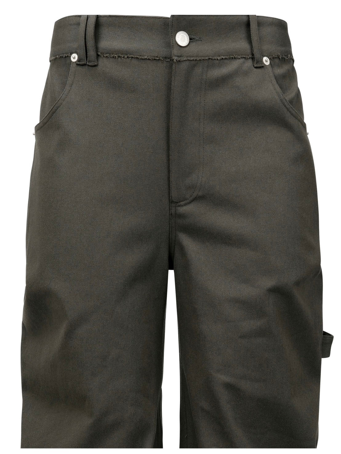 【NACHE】RAWCUT CURVED PANTS (UNISEX)