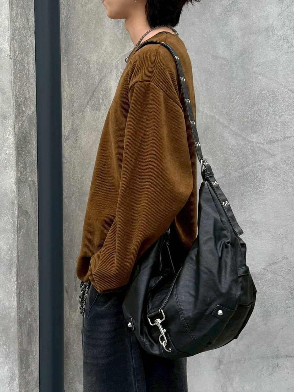 大阪店WEB限定受注制【Chikashitsu +】simple deck v neck knit / 【チカシツプラス】シンプルデッキブイネックニット (3color)