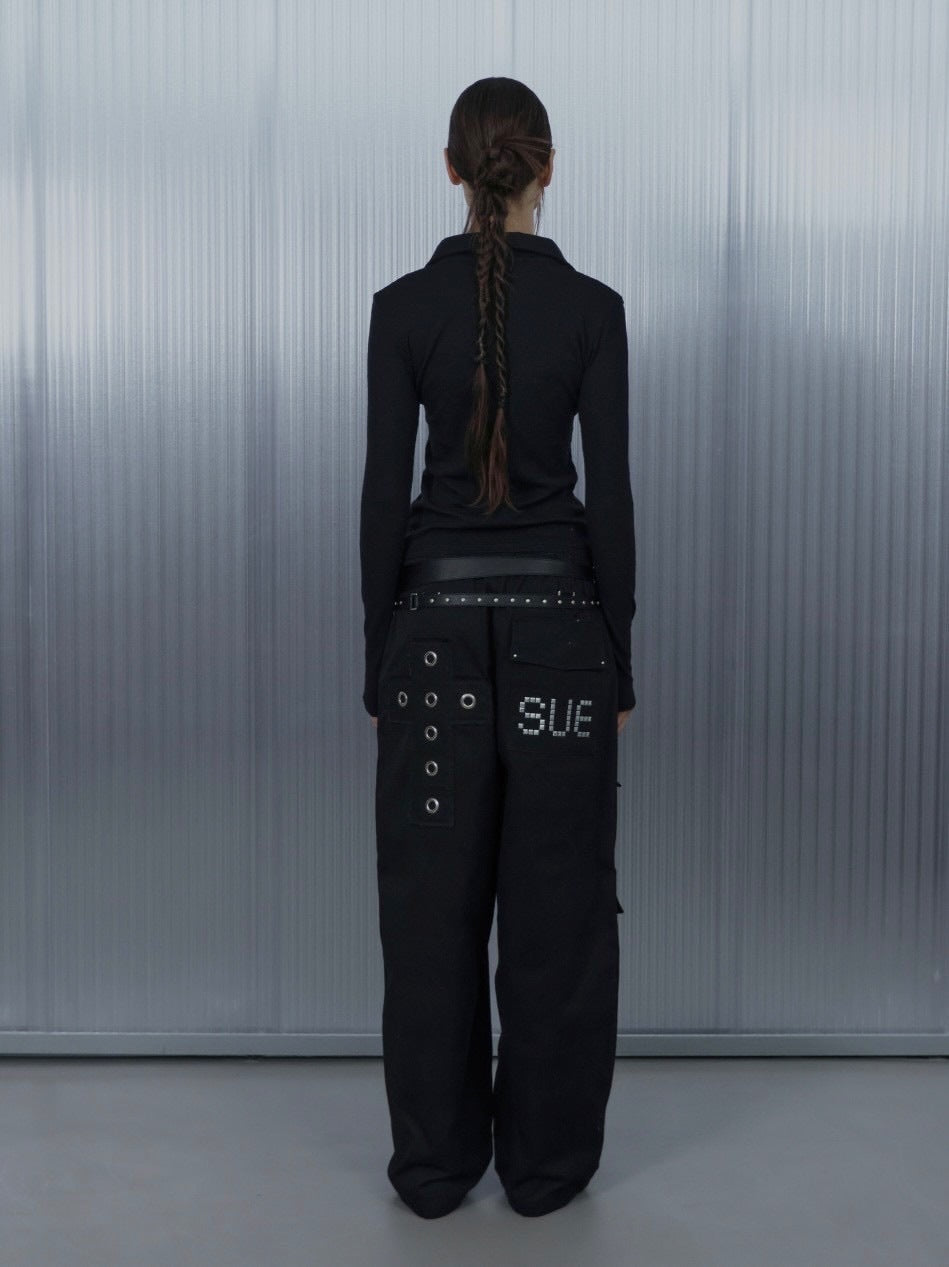 SETUP‐EXE】WAFFEN LINE COLLAR TEE / 【セットアップエグゼ】ワッ