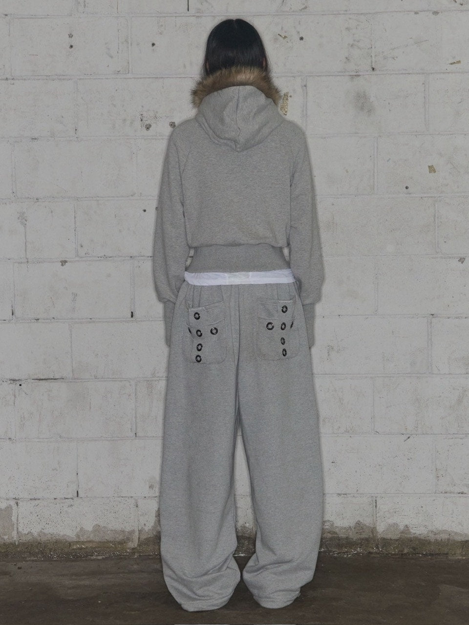 【FANCY CLUB】RUTHLESS FUR HOODED ZIP-UP / 【ファンシークラブ】ルースレスファージップアップパーカー