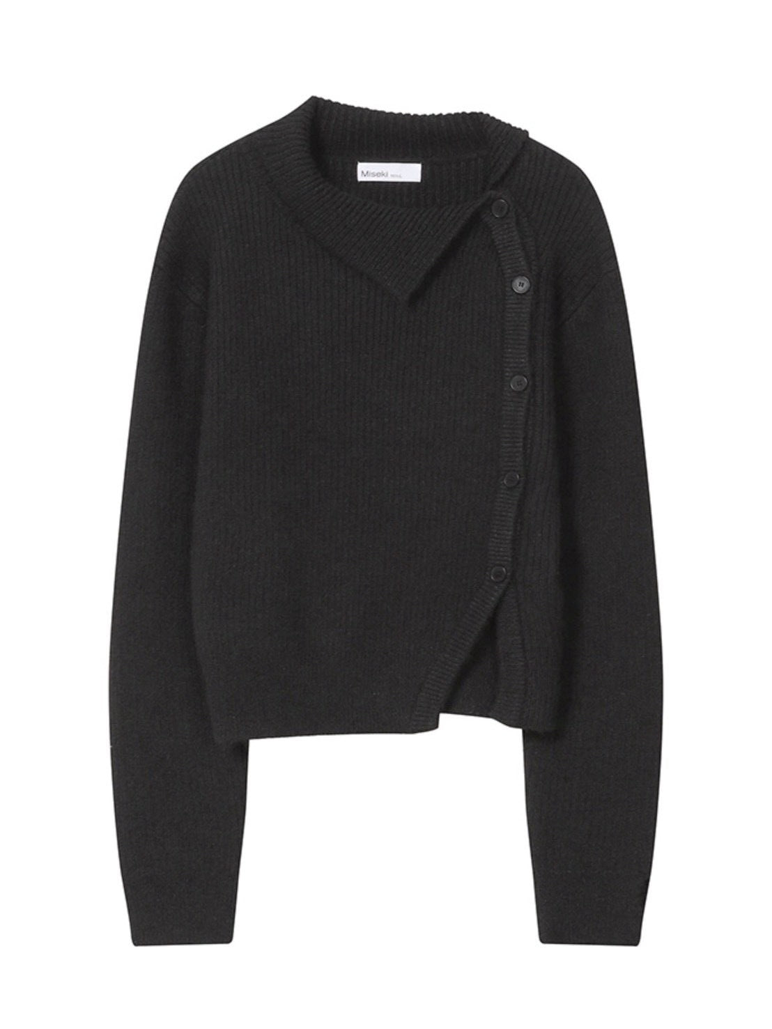 【Miseki seoul】Side button knit