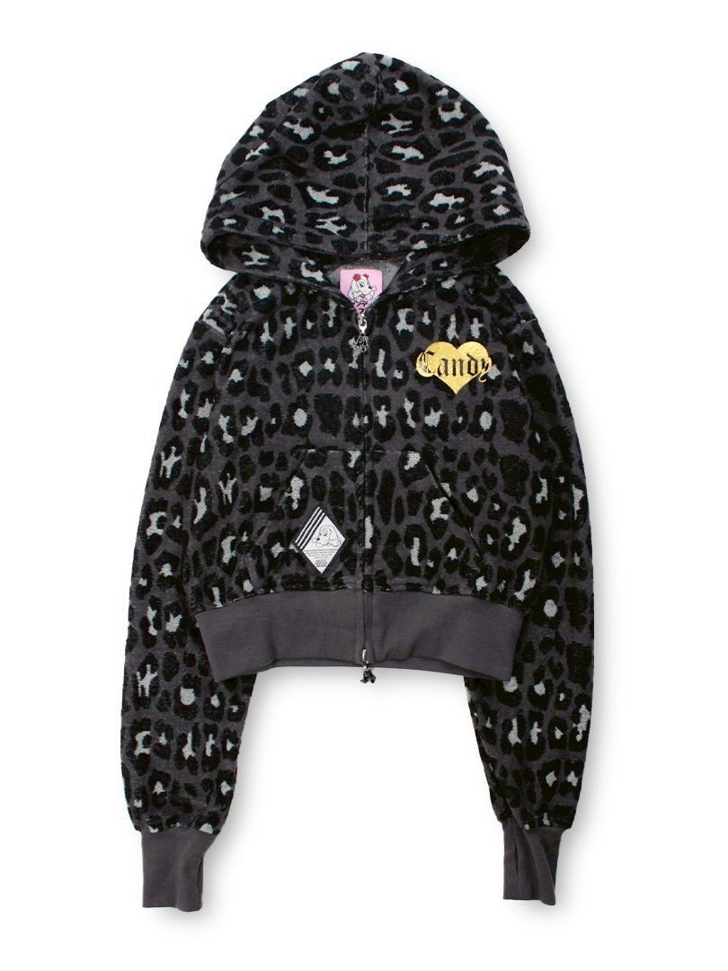 【GALFY】フユGAL 豹パーカー