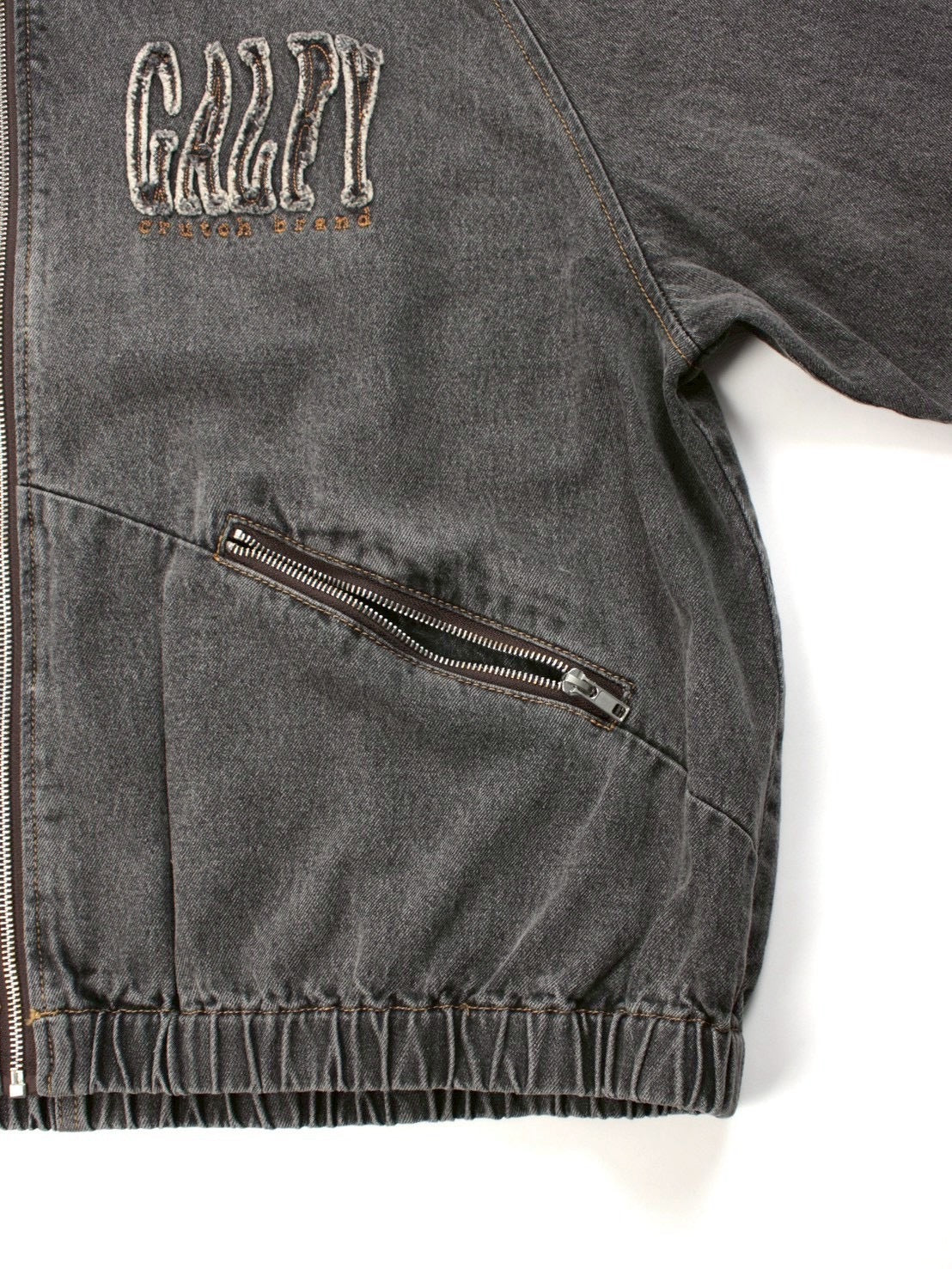 【GALFY】ぐるグニャデニムパーカー