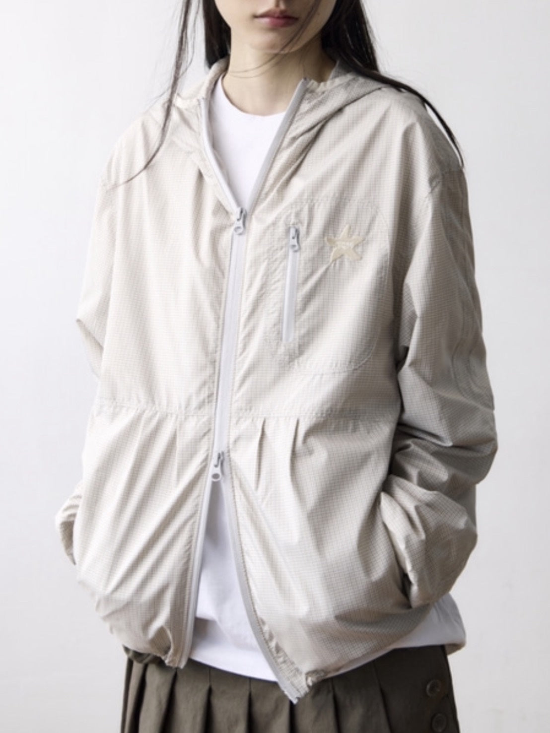 【THECOLDESTMOMENT】TCM starfish mini check windstopper