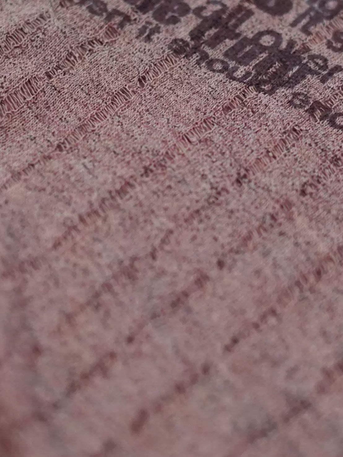 【Cest Nous】Dropped Neckline Graffiti Top