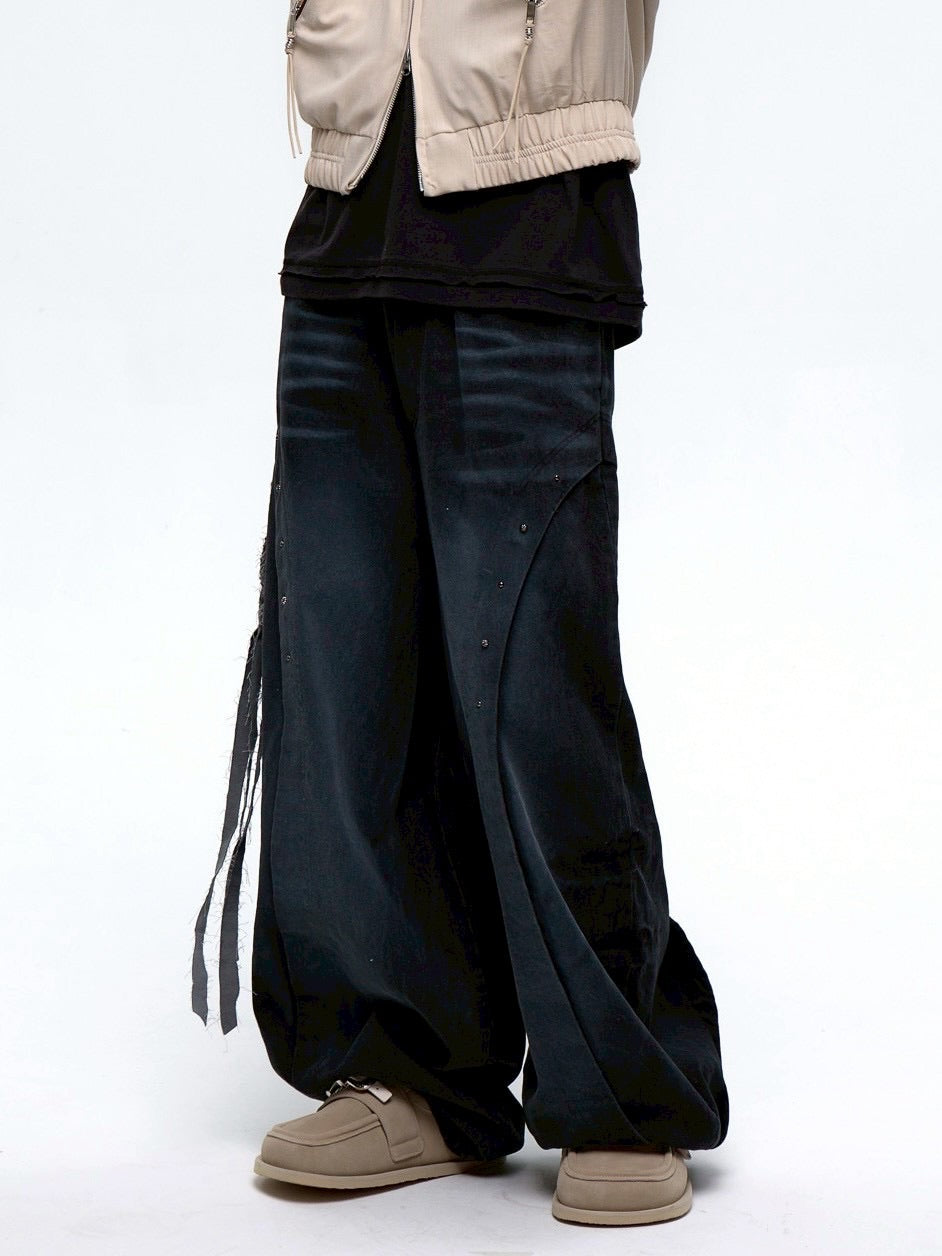 【RSSC】CURVED INCISION BALLOON DENIM PANTS