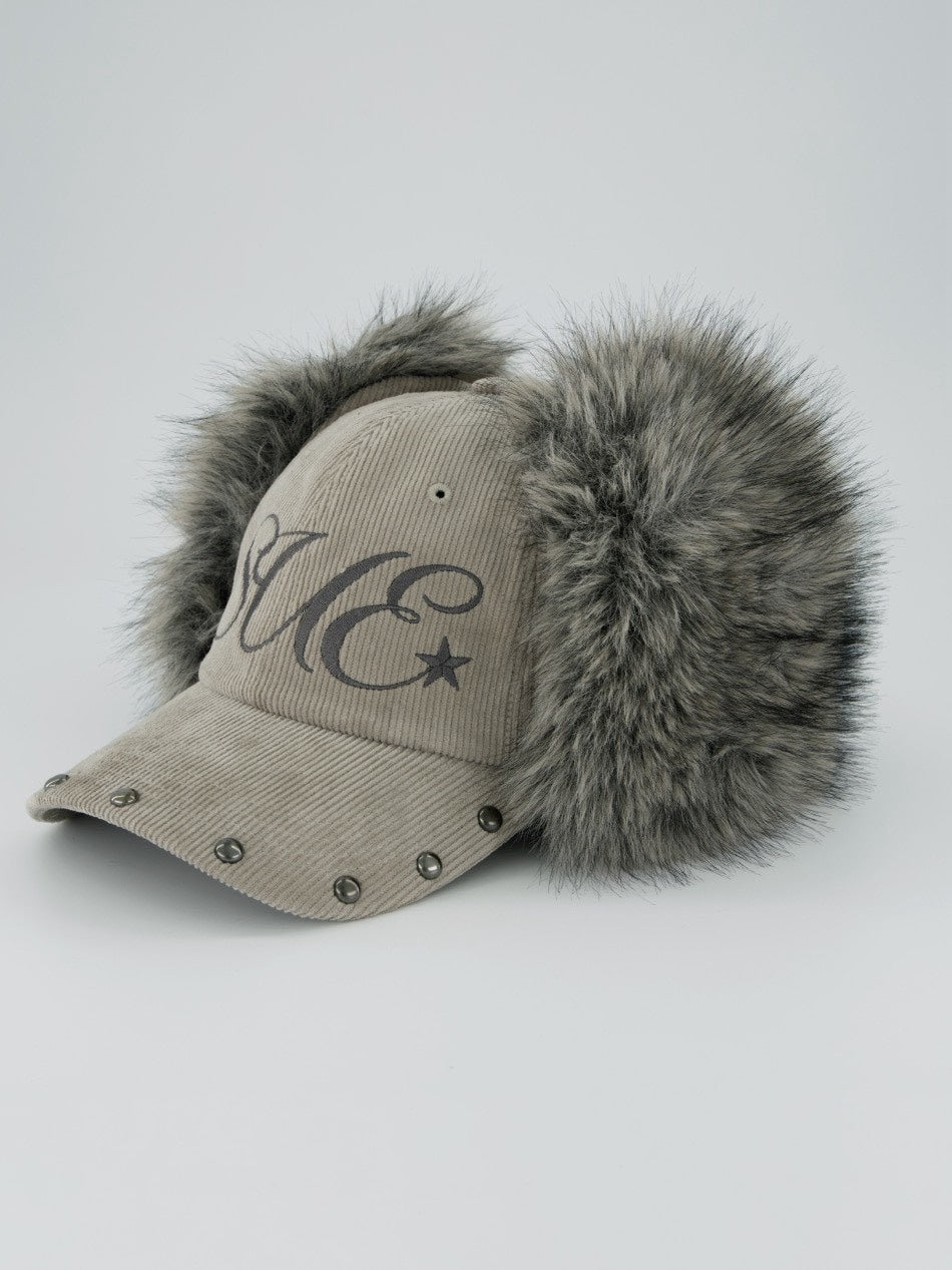 【SETUP‐EXE】CORDUROY FUR EARFLAP CAP / 【セットアップエグゼ】コーデュロイファーイヤーラップキャップ