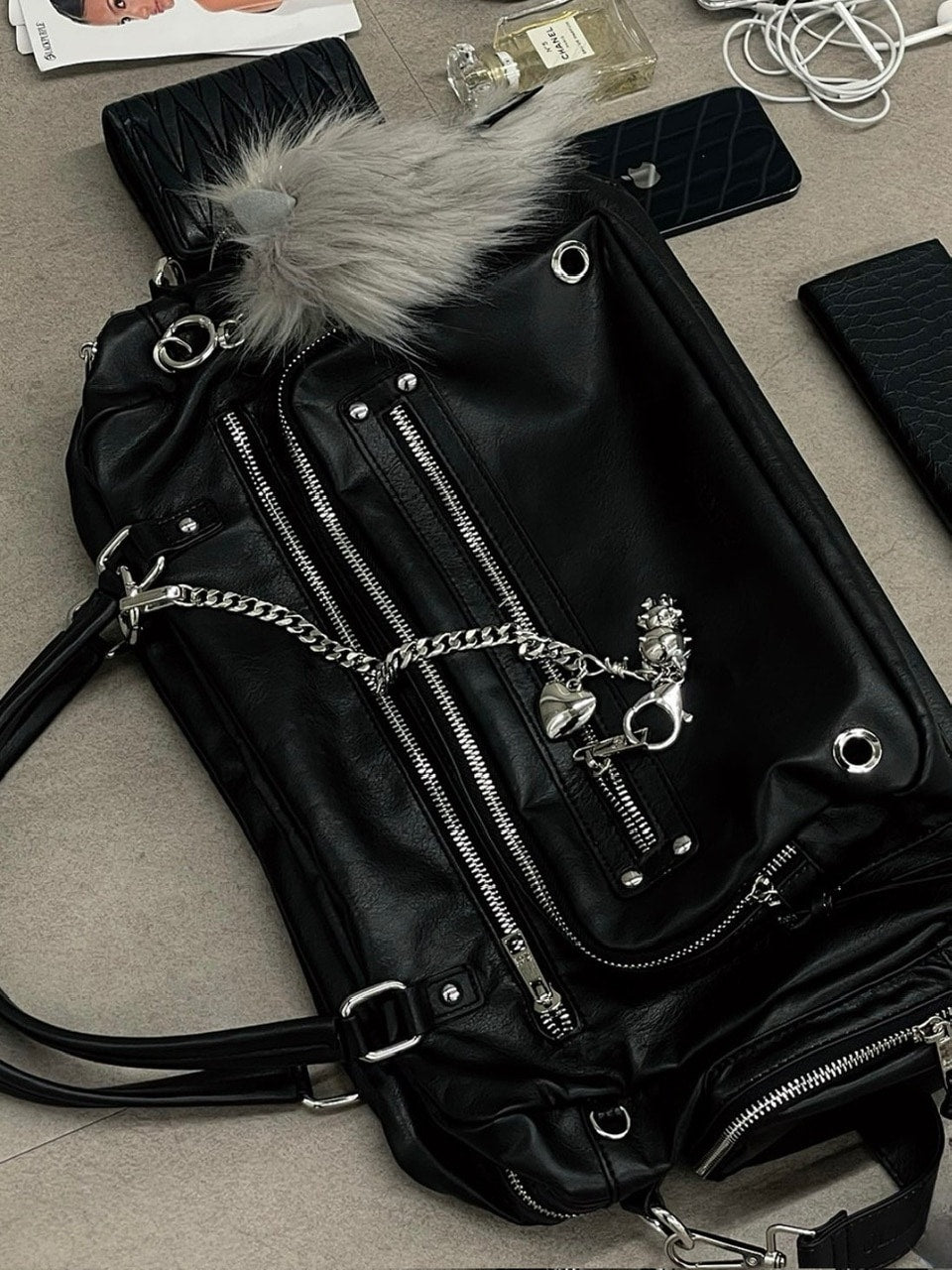 【BLACK PURPLE】Bread Bag