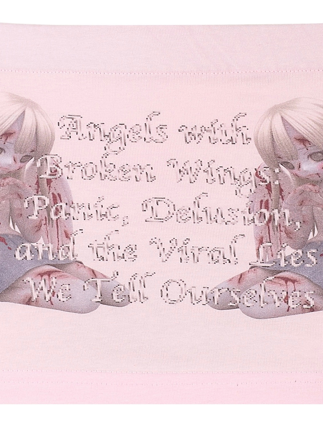 【W.I.A】W X N PINK MINI SKIRT 006